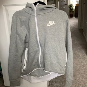 Nike Grey Zip Up